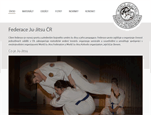 Tablet Screenshot of jujitsu-federace.cz